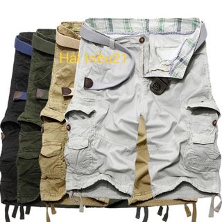 Quần shot kaki túi hôp nam cao cấp