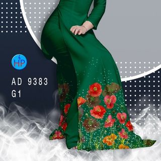 Vải Áo Dài Hoa Poppy Nhẹ Nhàng