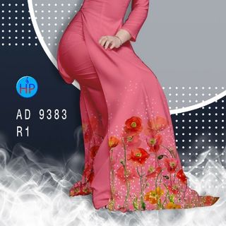 Vải Áo Dài Hoa Poppy Nhẹ Nhàng