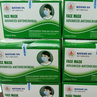 Khẩu Trang Kháng Khuẩn 4 Lớp Khánh An
