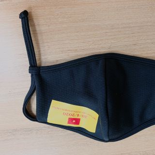 Khẩu trang vải kháng khuẩn in logo