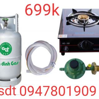 Bộ bình gas bếp gas đơn mặt kính tp hcm giá sỉ