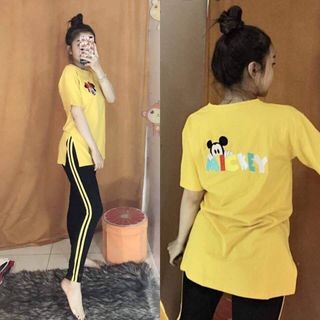 Bộ coton mịn đẹp in chuột