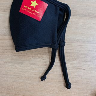Khẩu trang vải kháng khuẩn in logo