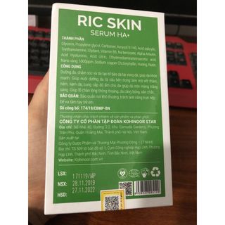 Serum ric skin