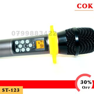 Micro không dây COK 213 - Chỉnh Bass Treble
