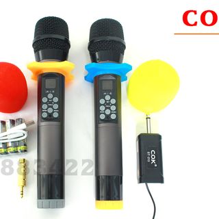 Micro không dây COK 213 - Chỉnh Bass Treble