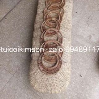 Túi Cói Lục Bình Quai Mây