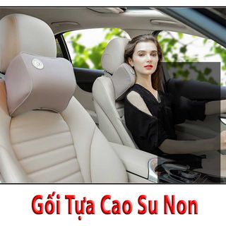 GỐI TỰA ĐẦU TRÊN Ô TÔ BẰNG CAO SU NON