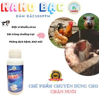 Nano bạc phun phòng bệnh, trị bệnh trong chăn nuôi, trồng trọt