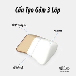 GỐI TỰA ĐẦU TRÊN Ô TÔ BẰNG CAO SU NON