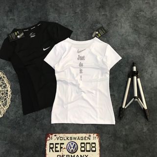 Áo nữ thể thao phối sọc hông