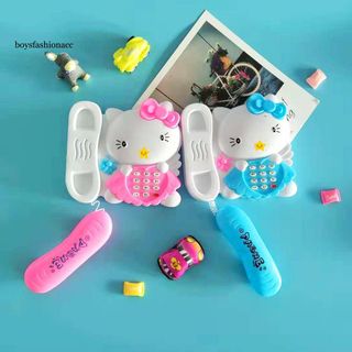 Điện thoại mèo Kitty dùng pin có đèn nhạc giá sỉ