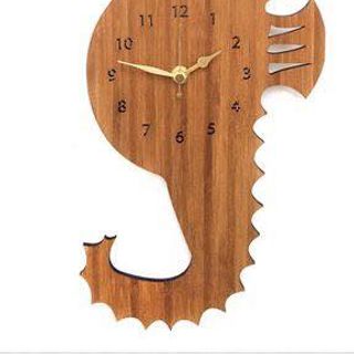 Đồng Hồ Gỗ Nghệ Thuật Handmade Hình Dáng Sinh Động, Treo Tường Hay Để Bàn Đều Được