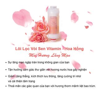 Lõi Lọc Nước Vòi Hoa Sen Vitamin C Daily Aqua - Hương Hoa Hồng