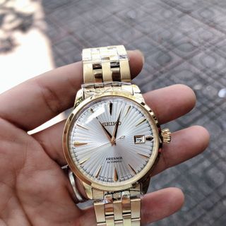 SEIKO MO TỰ ĐỘNG VÀNG MẶT TRẮNG