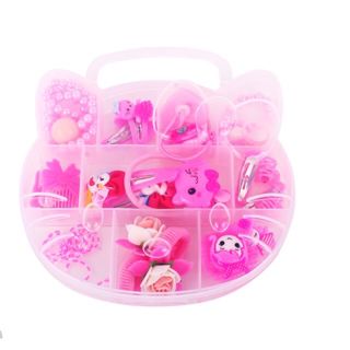 Hộp nơ tóc kity hồng trẻ em
