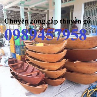 Thuyền gỗ trang trí nhà hàng, thuyền trang trí quán cafe, Thuyền gỗ trang trí