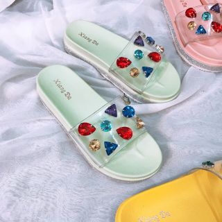 Dép nhuậ màu cute