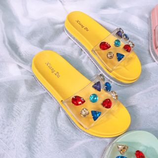 Dép nhuậ màu cute