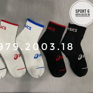 Tất Asic ngắn cổ dày cotton