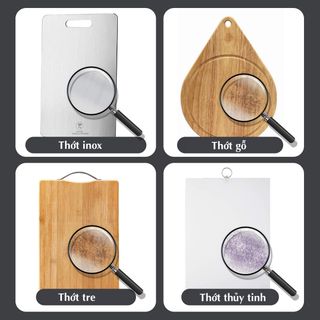 THỚT INOX 304 CAO CẤP - KHÁNG KHUẨN,  CHỐNG ẨM MỐC - GIÃ ĐÔNG NHANH (Thớt tròn D30 cm)