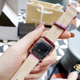 ĐỒNG HỒ MICHAL KORS NỮ DÂY DA - TÍM