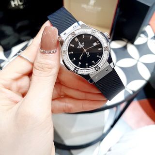 ĐỒNG HỒ HUBLOT NIỀN ĐÁ MÀU - TRẮNG