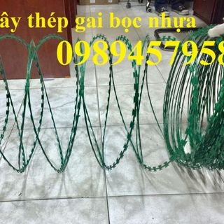 Thi công lắp đặt hàng rào thép gai hình dao, dây thép gai vòng tròn giá rẻ