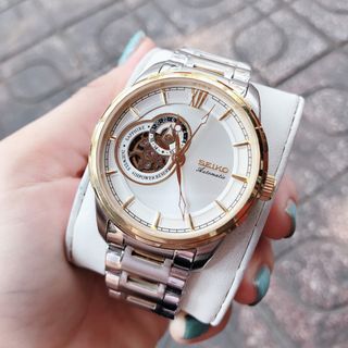 SEIKO LỖ CƠ TIM DEMI TRẮNG