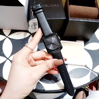 ĐỒNG HỒ MICHAL KORS NỮ DÂY DA - ĐEN
