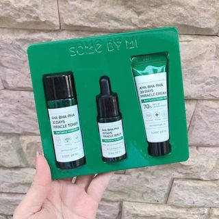 Set 3 món Some By Mi AHA- BHA-PHA 30 Days Miracle Travel Kit 60ml