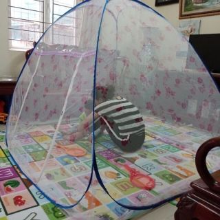 Mùng tự bung kiểu hoa văn