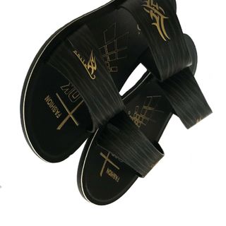 Dép Da Nam Cao Cấp POATO PT033t_Hàng