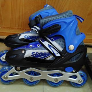 [Hàng có sẵn]Giày trượt patin Sport 1 hàng bánh cao cấp dành cho trẻ em người lớn có thể điều chỉnh to nhỏ