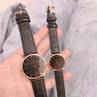 ĐỒNG HỒ SỈ CẶP ĐÔI CITIZ ECO DRIVE DÂY ĐEN
