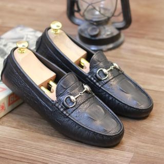 Giày lười da Sần, chống sầy xước bụi bẩn