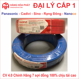 Dây điện đơn Cadivi 4.0 cuộn dây dài 100 mét cadivi 4.0