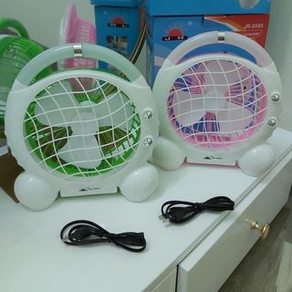 Đèn quạt tích điện tròn
