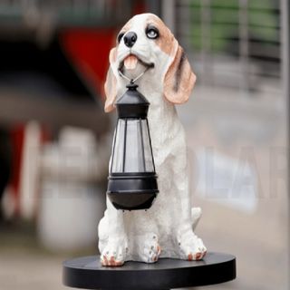 ĐÈN TRANG TRÍ HÌNH CHÚ CHÓ DÙNG NĂNG LƯỢNG MẶT TRỜI- ĐỂ CỔNG HOẶC ĐỂ BÀN ĐỀU ĐẸP !!