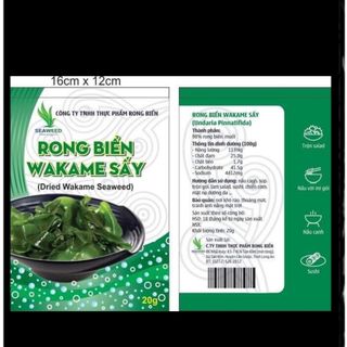 Rong biển sấy WaKaMe gói 20gram