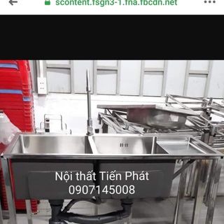BỘ BỒN RỬA 2 HỘC 1 CÁNH INOX 304