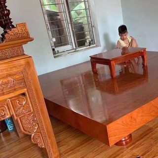 Sập Chiếu Ngựa Xoan Đào Nam Phi 2m4 * 2m2 * 20p