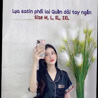 BỘ SATIN LỤA TAY NGẮN BIGSIZE