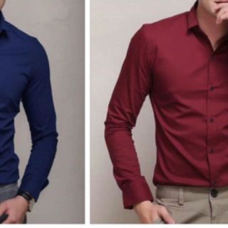 Áo sơmi nam vải giản công sở