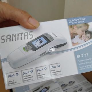 Nhiệt kế hồng ngoại Sanitas 77 _Đo tai và trán _Hàng Đức