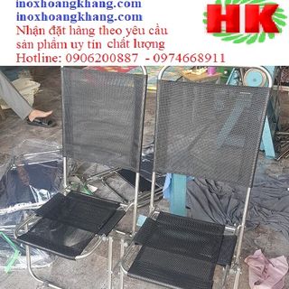 Ghế xếp cafe inox giá sỉ