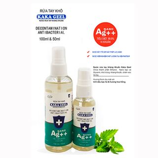 Nước rửa tay khô Kaka Geel chai 100ml