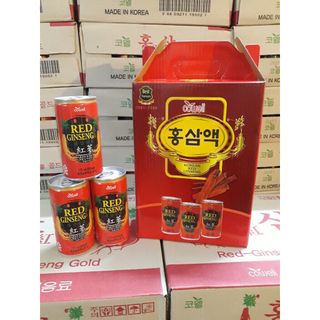 Nước Hồng Sâm Lon Red Ginseng Hàn Quốc hộp 12 lon x 175ml giá sỉ