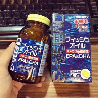 Thực Phẩm Chức Năng Dầu Cá Omega -3 Orihiro Nhật Bản